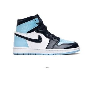 Jordan Women's Shoes - Black and Light Blue